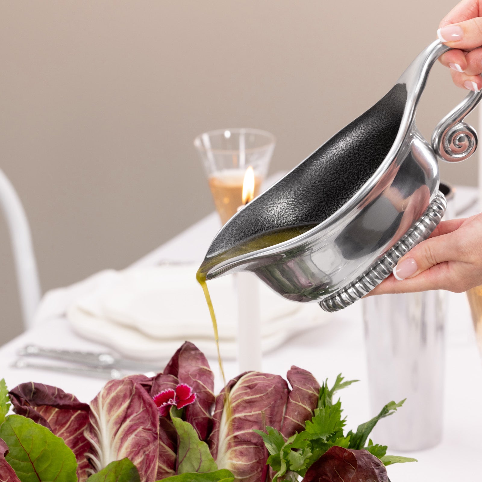 Gravy Boat Large - Wave