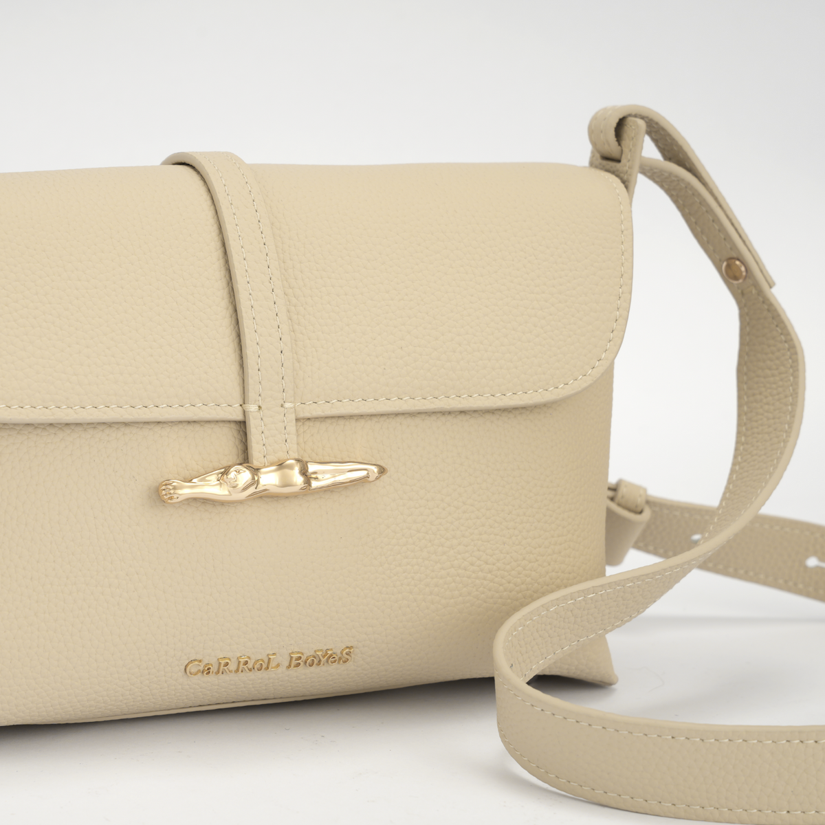 FLAP BAG - diver - cream