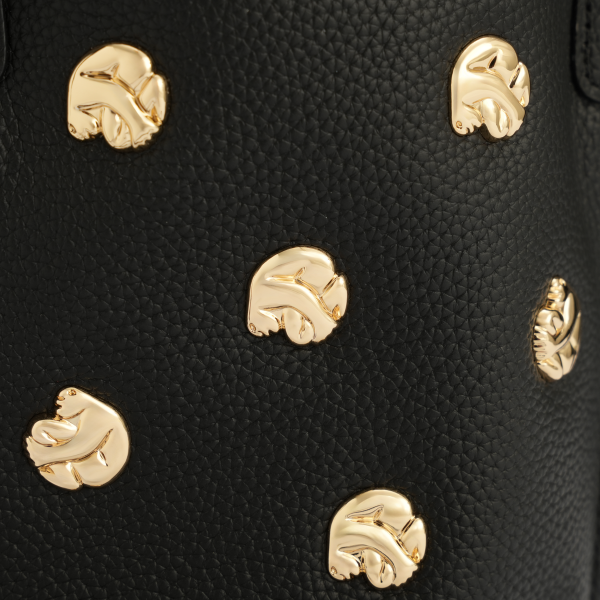 STUDDED PHONE POUCH - cradle - black