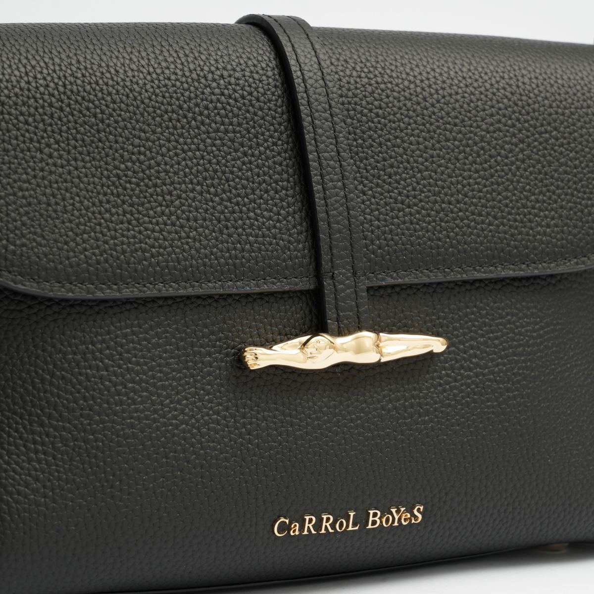 FLAP BAG - diver - black