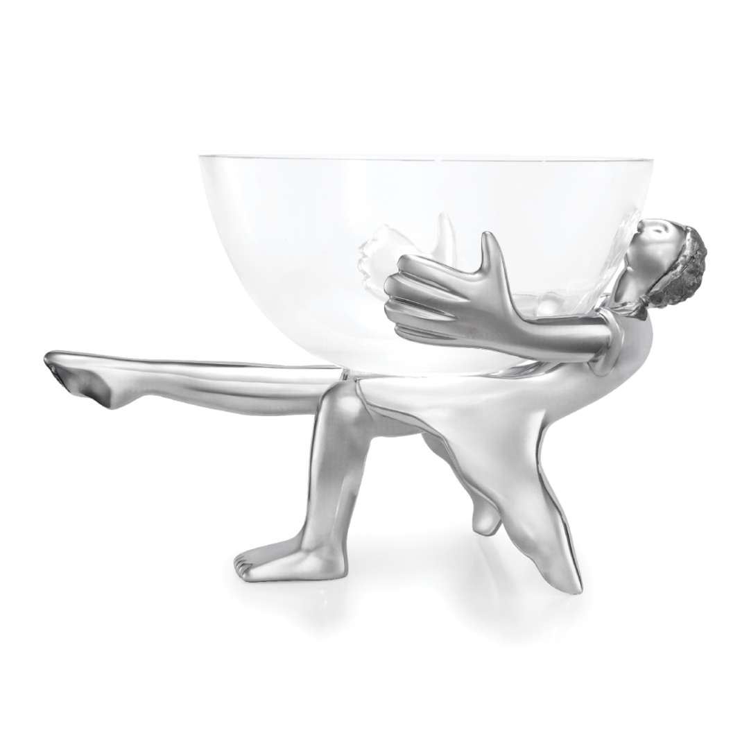 Glass Bowl And Stand - All Dressed Up