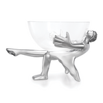 Glass Bowl And Stand - All Dressed Up