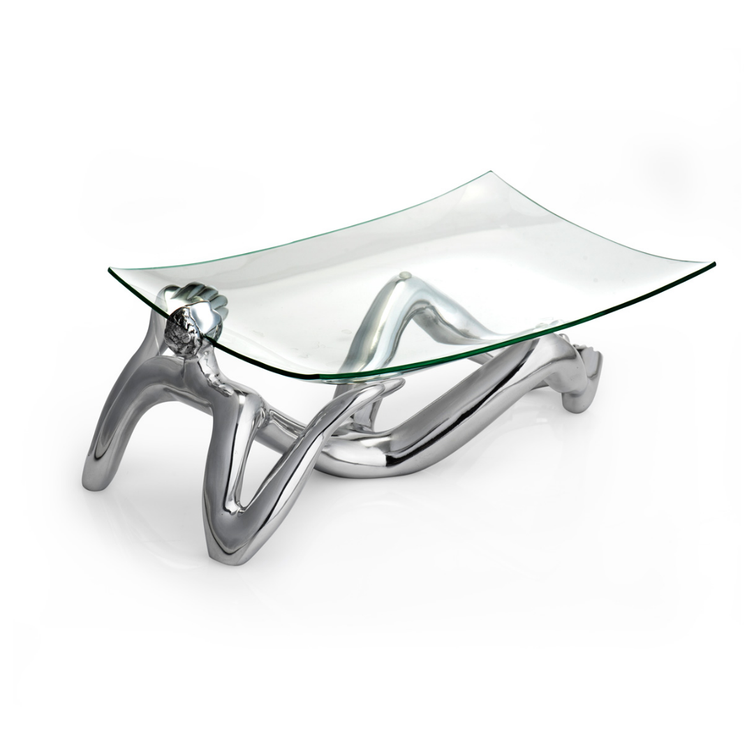Glass Platter With Stand - On Show