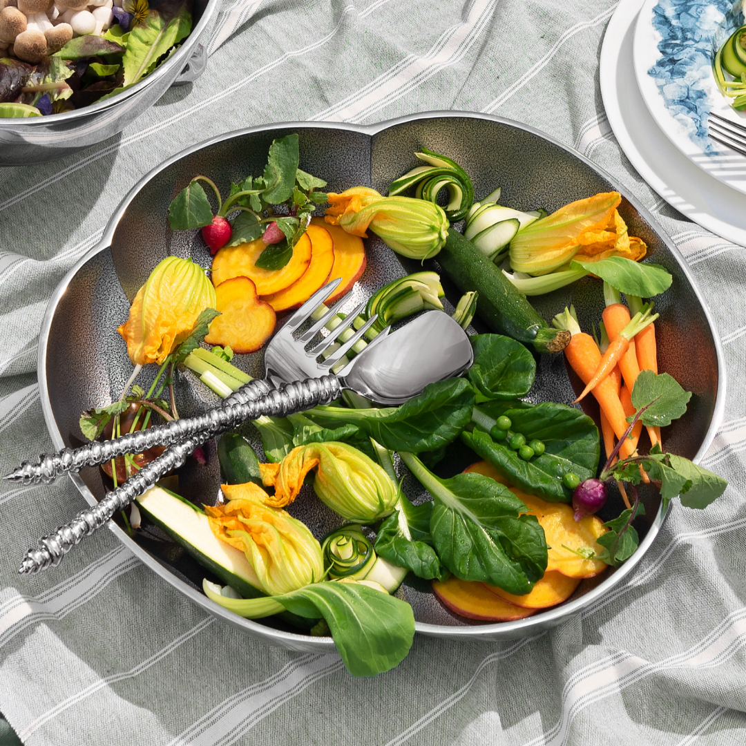 Salad Dish Large - Quicksilver