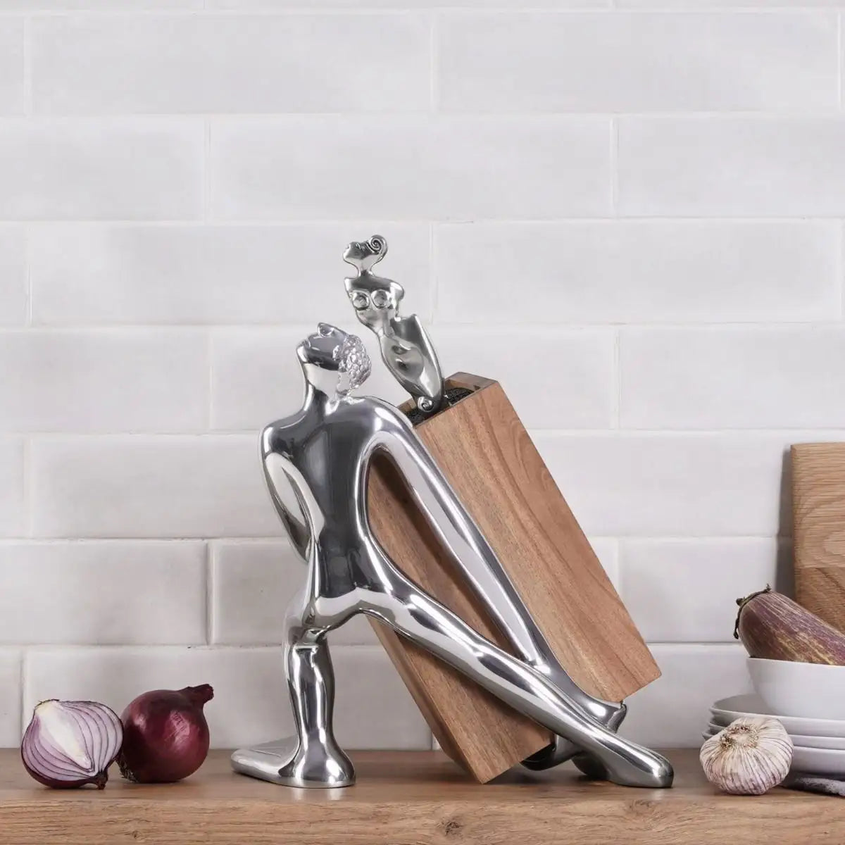 Knife Block Holder - Look Sharp!