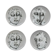 Side Plate Set Of 4 - Succulent Faces